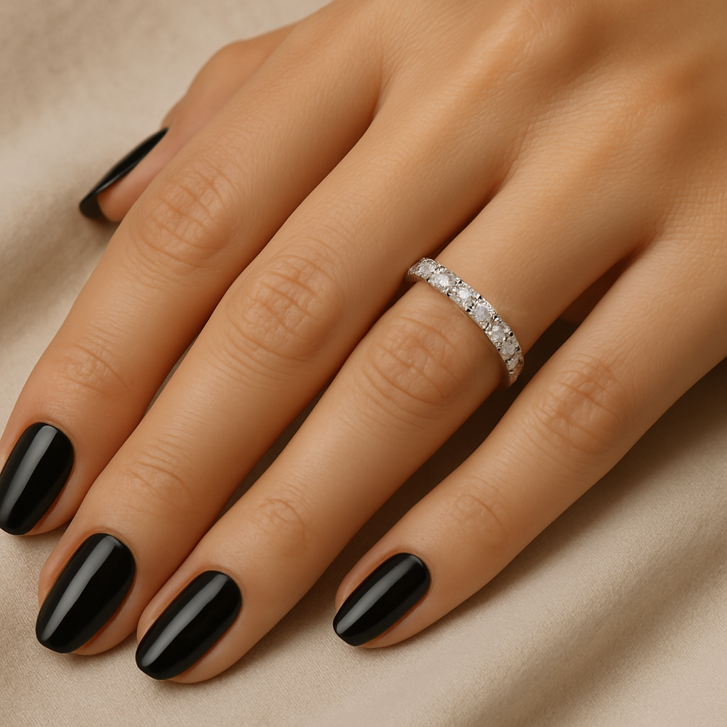 Anello argento 925 Diamanti moissanite