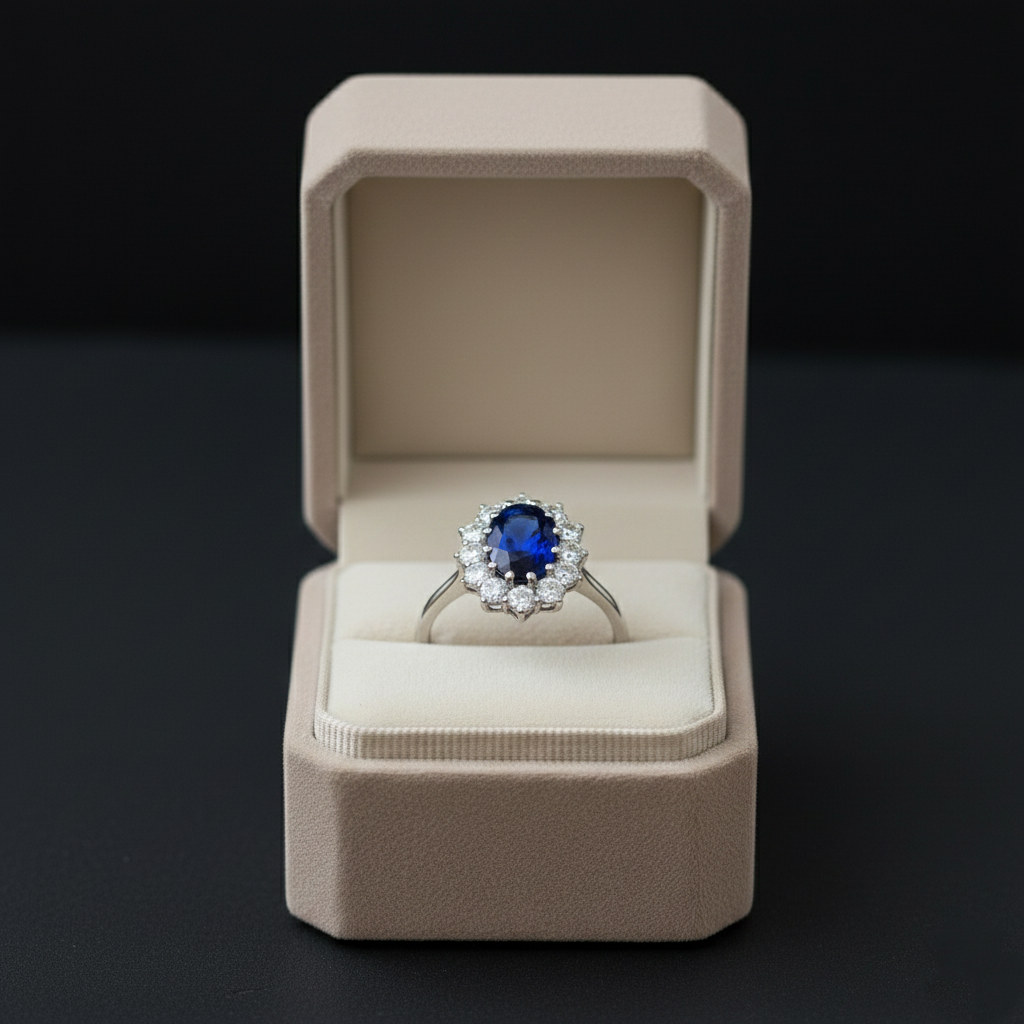 Anello Kate Zaffiro Blu | Amelisé ®