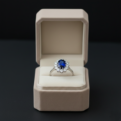 Anello Kate Zaffiro Blu | Amelisé ®