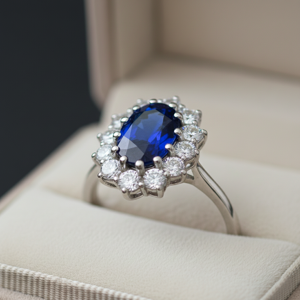 Anello Kate Zaffiro Blu | Amelisé ®