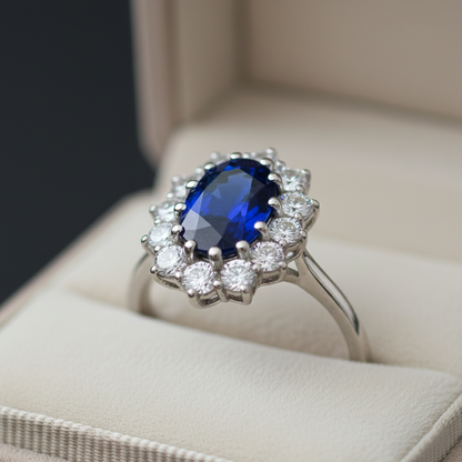Anello Kate Zaffiro Blu | Amelisé ®