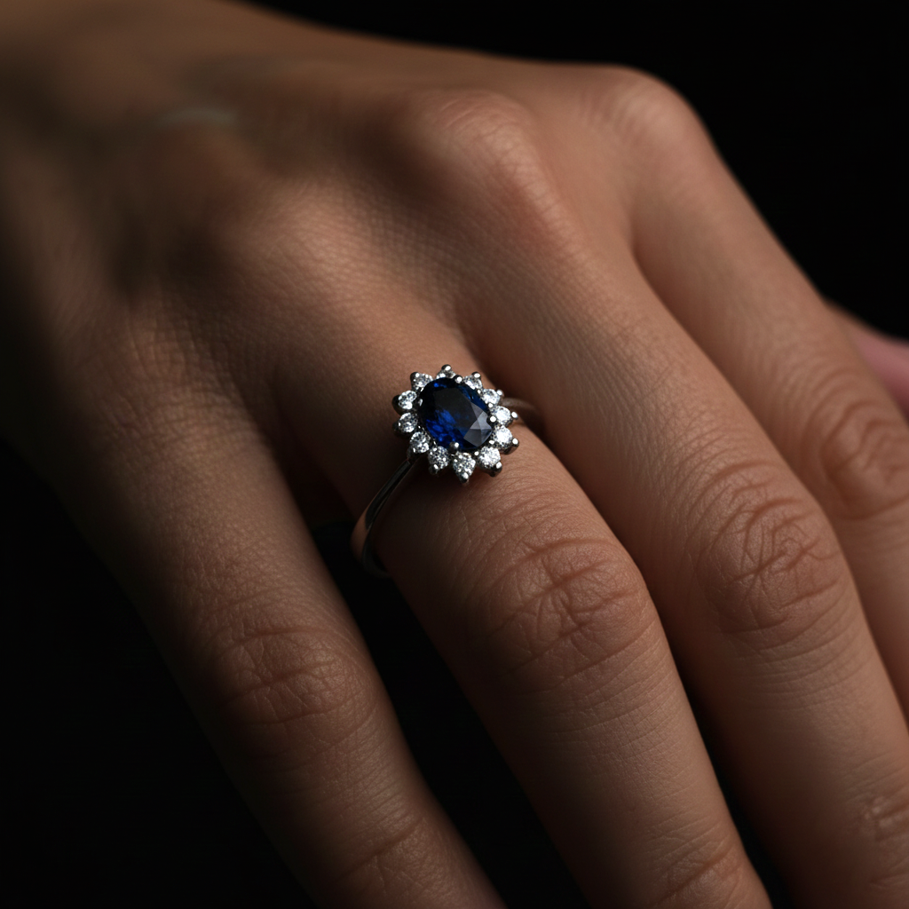 Anello Kate Zaffiro Blu | Amelisé ®