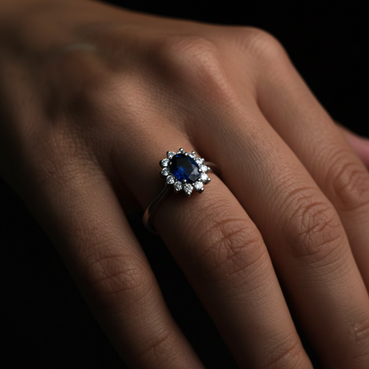 Anello Kate Zaffiro Blu | Amelisé ®