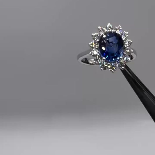 Anello Kate Zaffiro Blu | Amelisé ®